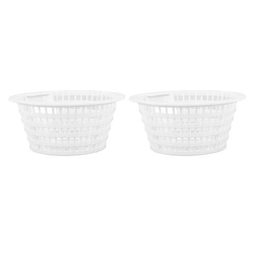 ANKROYU Hohe Zähigkeit Plastik -Skimmerkorb Langlebige langlebige Trümmerentfernungsinstrument für Inground Pool und Spa -Wartung 15.7x15x7cm 2pcs von ANKROYU