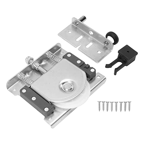 ANKROYU Kleiderschrankscheibe Schiebräder Cam Design Anti -Entgleisungs -Rollenräder für Schranktüren Schranktüren Hochleistungs -verzinktes Eisen -Nylonmaterial 2 oder 3 Pack -Har (Groß) von ANKROYU