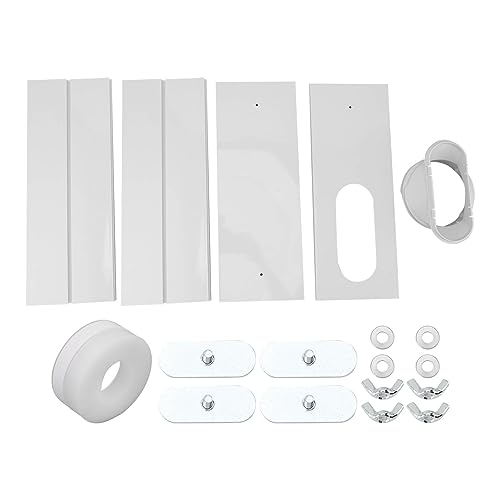 ANKROYU Klimaanlagenfenster -Entlüftungs -Kit Universal PVC Einstellbarer nahtloser Einfach -Installationfenster -Versiegelung für Schieberfenster Home Office Verwenden Sie haltbar (4 Teller für 140 von ANKROYU