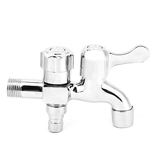 ANKROYU Kupferwasser Wasserhahn Dual verwenden Schnellverbindung Waschmaschine und Mop Pool Tippen Sie mit Chrom Finish G1/2 -Faden für Home Kitchen Badezimmer Modernes Design 140 mm von ANKROYU