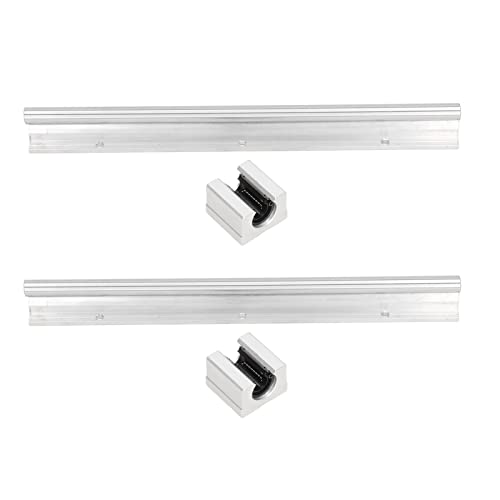 ANKROYU Linear Rail Guide 300 mm SBR -Schleifblock hohe Präzision glatte Bewegung CNC Guide Rail für CNC -Maschinen und Automatisierungssysteme Stahlmaterial 2PCS SET von ANKROYU