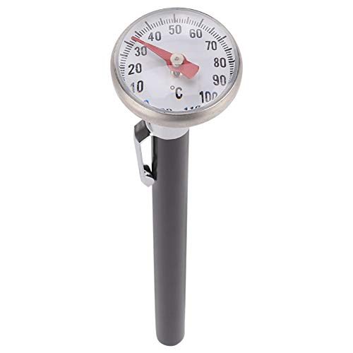 ANKROYU Messgerät Für Lebensmittel, Tee, Zifferblatt, Temperaturanzeige, Edelstahl, Tragbar, Lesethermometer, Sonde, Kochtemperaturmesser, Thermometer Für Milchpulver von ANKROYU