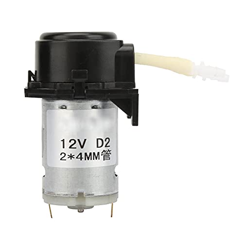 ANKROYU Micro Peristaltic Pump 12 V DC Hochgenauige Clip auf der Designdosierungspumpe für Laborversuche Pharmazeutika und Biotechnologie Schwarz oder Grün optional optional (Schwarz) von ANKROYU