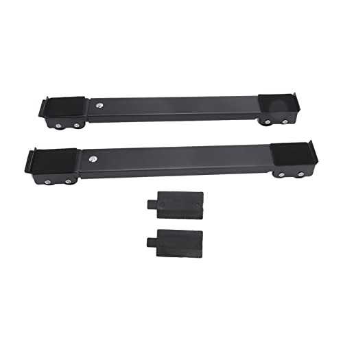 ANKROYU Mobile Roller -Halterung Hochleistungsmöbel Appliance Moving stehen für Kühlschrank Waschmaschine Geschirrspüler Sofa Eisenmaterial 2 Sätze 45 x 5 x 4 cm (Schwarz) von ANKROYU