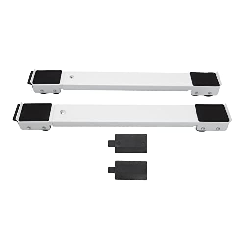 ANKROYU Mobile Roller -Halterung Hochleistungsmöbel Appliance Moving stehen für Kühlschrank Waschmaschine Geschirrspüler Sofa Eisenmaterial 2 Sätze 45 x 5 x 4 cm (Weiß) von ANKROYU