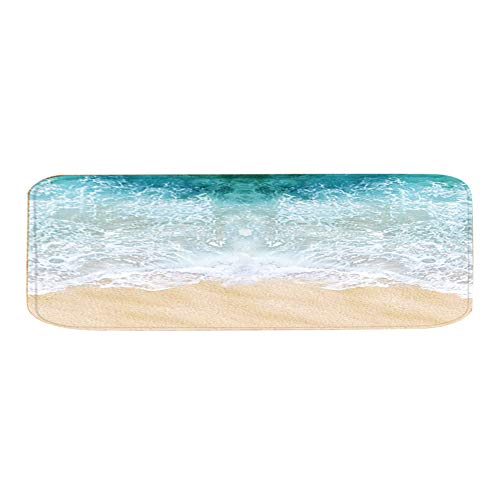 ANKROYU Nicht -Schlupf -Absorptionsbodenmatten Fußmatte Superweiche Stoff mit hoher Dichte verdickter Flanellwasser absorbierende Anti -Skid -Rücken für Home Office Wohnzimmer Eing (40*60 cm) (50*80 von ANKROYU