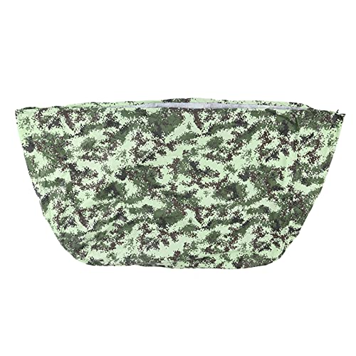 ANKROYU PVC BBQ Grillabdeckung wasserdichte staubfeste Tarnung Grill Ofen -Schutzhülle mit verstellbarem elastischen Saum für Garten im Freien Terrasse Camping Hochleistungsrissfes von ANKROYU