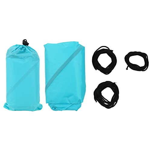 ANKROYU Premium Canvas Dreieck Sonnenschatten Segel 4x4x4m mit Edelstahl -D -Ringen und 3 Seilen UV -resistent wasserdichte Outdoor -Baldachin für Garten Innenhof Rasen (Grau) (Weiß) (Grün) (Seeblau) von ANKROYU