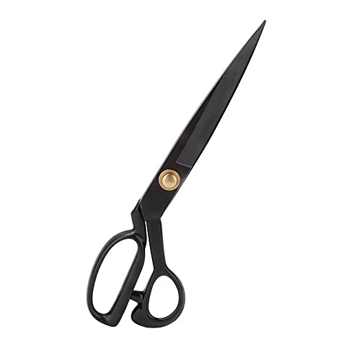 ANKROYU Professionelle Schneiderschere hochwertige Retro schwarze Stahlverstellbare Nähschere für Stoff Schneidkleidung Lederhandwerk 235 mm 260 mm 280 mm 300 mm (HC-9-Größe) (HC-10-Größe) von ANKROYU