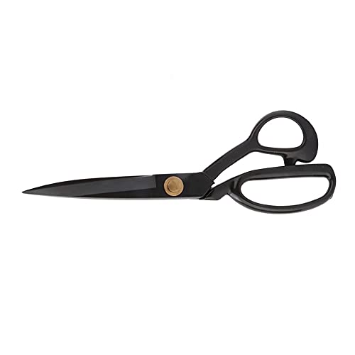 ANKROYU Professionelle Schneiderschere hochwertige Retro schwarze Stahlverstellbare Nähschere für Stoff Schneidkleidung Lederhandwerk 235 mm 260 mm 280 mm 300 mm (HC-9-Größe) von ANKROYU