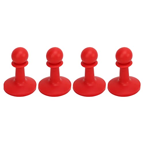 ANKROYU Proof -Kappe für Camping -Zeltstangen Anti -Thunder -Schutzhülle Stall -Stützstange für Outdoor -Baldachin TPR Material 4pcs (Sand) (Orange) (Rot) von ANKROYU