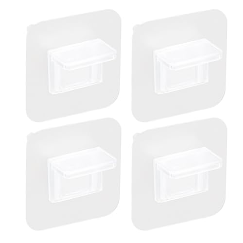ANKROYU Regal unterstützt Stifte Selbstkleber Schrankschelfpegs Hochleistungssteuer transparente PVC -Regalhalterungsstifte für Küchenschränke Buchregale Kleiderschränke 4 Pack von ANKROYU
