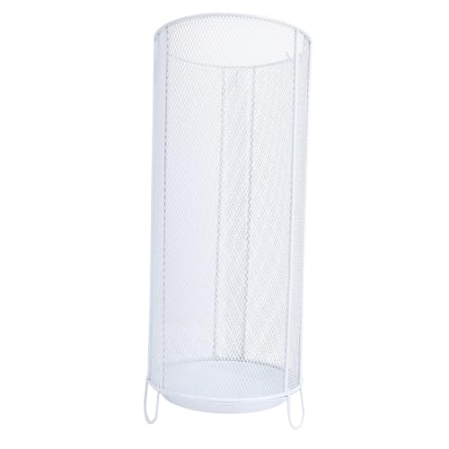 ANKROYU Runde Regenschirm Ständer Rack Freistehende Regenschirdhalter Bin Canes Walking Sticks Halter für das Eingangsbehörde Home Office Hotel Sturdy Iron Mesh Design Schnell trockener (Rot) (Gelb) von ANKROYU