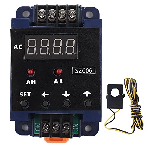 ANKROYU SZC06 AC-Digital-Amperemeter, Kunststoff-Messbereich, oberer und unterer Grenzwert, Alarmverzögerungsrelais, Strommesser zur Messanzeige eines einzelnen Stromkreises ANKROYU SZC06 AC-Digital-Amperemeter, Kunststoff-Messbereich, oberer und unterer Grenzwert, Alarmverzögerungsrelais, Strommesser zur Messanzeige eines einzelnen Stromkreises von ANKROYU