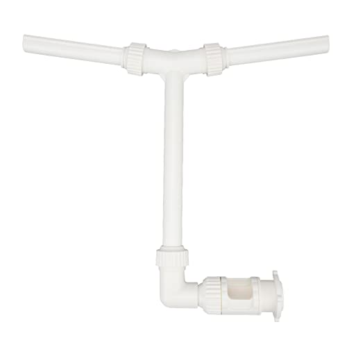 ANKROYU Schwimmbad Wasserfall Brunnen Dual Spray Garden Spa Sprinkler einstellbare Höhe Wasser für oberirdische Pools Outdoor Decor PVC 1,5 Zoll Anpassung von ANKROYU