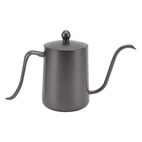ANKROYU Spout Coffee Pot Professional Stainless Steel Gooseneck Kettle 600ml Capacity Precise Pouring for Home Office Camping Dishwasher Safe (Schwarz) von ANKROYU