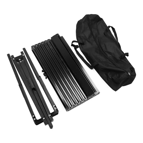 ANKROYU Tragbarer Klapptisch aus Metall, leicht, Grill-Esstisch für Outdoor-Camping, groß, Schwarz ANKROYU Tragbarer Klapptisch aus Metall, leicht, Grill-Esstisch für Outdoor-Camping, groß, Schwarz von ANKROYU