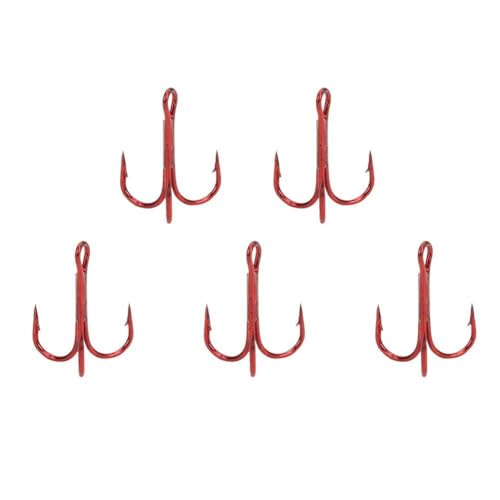 ANKROYU Treble Haken Fischereihaken 100pcs hoher Kohlenstoffstahl rotes Fishhook Scharf langlebig starke Korrosionsbeständigkeit für Süßwasser Salzwasserfischerei Köder -Accessoire (10#rot (100 ANKROYU Treble Haken Fischereihaken 100pcs hoher Kohlenstoffstahl rotes Fishhook Scharf langlebig starke Korrosionsbeständigkeit für Süßwasser Salzwasserfischerei Köder -Accessoire (10#rot (100 von ANKROYU