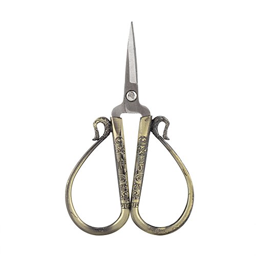 ANKROYU Vintage Edelstahl Nähschere Klassische Schneiden DIY Bastelwerkzeug Professionelle Schneidereisen Craft Schneidwerkzeug für Schneider Designer Artisans Edelstahl 14 cm 5,5 (Kleine goldene ANKROYU Vintage Edelstahl Nähschere Klassische Schneiden DIY Bastelwerkzeug Professionelle Schneidereisen Craft Schneidwerkzeug für Schneider Designer Artisans Edelstahl 14 cm 5,5 (Kleine goldene von ANKROYU