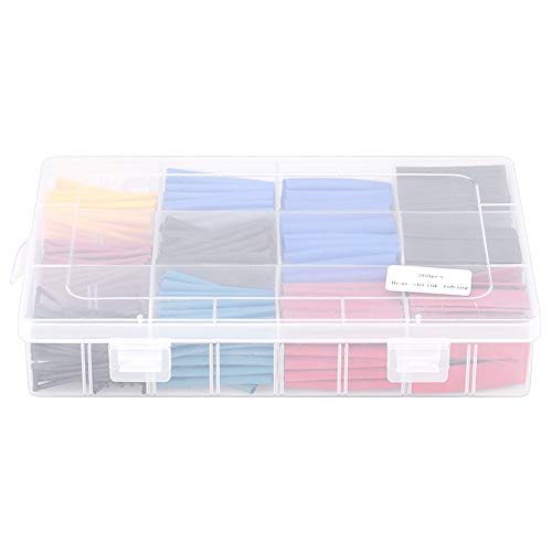 ANKROYU Wärmeschrumpfbare Rohrkabeldrahtisolierung Polypropylenmaterial 5 Farben 12 Größen 560pcs Box für die Reparatur und den Schutz der elektrischen Verkabelung von ANKROYU