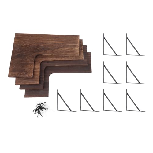 ANKROYU Wandregale schwimmende Regale Wandmontierte Regal kleine hängende Regal Hängende Buchregale Multi -Layer -Design Einfacher Stil L -Form für Wohnkultur Wohnzimmer Schlafzimmer von ANKROYU