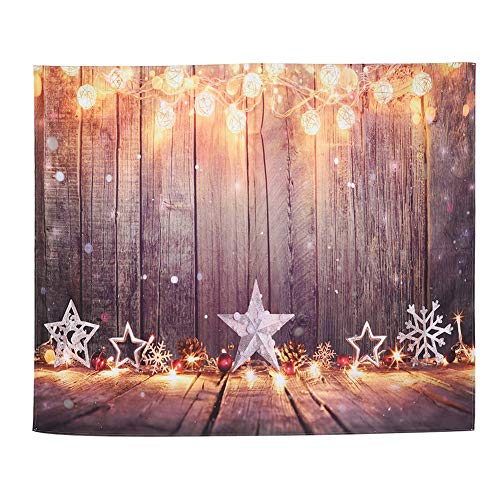 ANKROYU Weihnachts Wand Wandteppich Hanging Teppich Hintergrund Wandteppich weiche Polyester Wand Hanging für Wohnzimmer Schlafzimmer Schlafzimmer 150x130 cm Urlaub Home ation von ANKROYU
