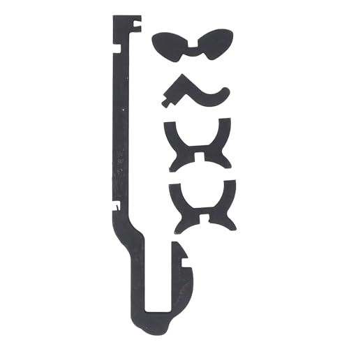 ANKROYU Weinflaschenhalter hölzerne tierische dekorative stabile Tischplatte Wine Rack Stand Ständer (Hirschförmige Holzfarbe) (Hundeförmige Schwarze Farbe) von ANKROYU