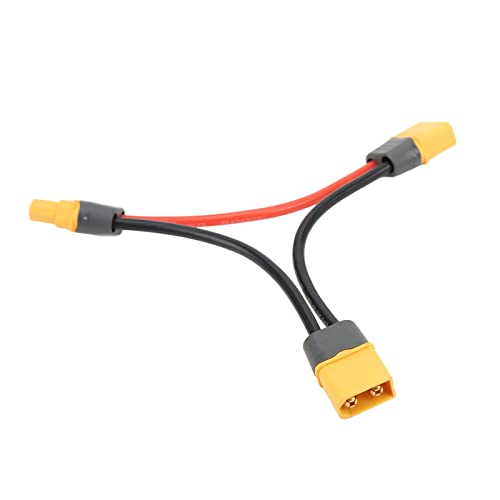 ANKROYU XT60H -Batterie -Serie -Stecker Adapter -Kabelbaum 2 Männlich 1 Frauen hochwertiges Kupfermaterial Superweicher Silikondraht für RC Lipo -Batterie Hubschrauber Quadcopter D ANKROYU XT60H -Batterie -Serie -Stecker Adapter -Kabelbaum 2 Männlich 1 Frauen hochwertiges Kupfermaterial Superweicher Silikondraht für RC Lipo -Batterie Hubschrauber Quadcopter D von ANKROYU