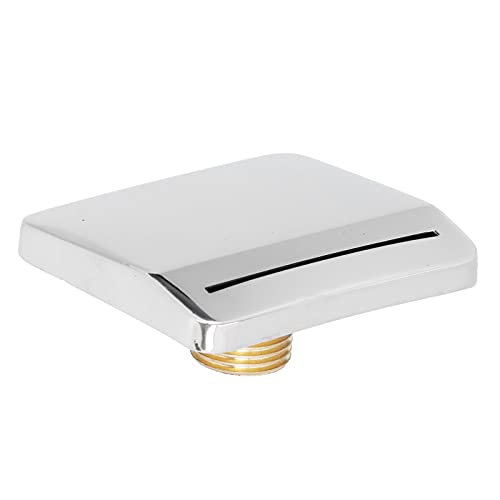 Edelstahl Badewanne Wasserhahn Wasserfall Ausguss G1/2 männliche Gewinde Wandmontage Badezimmer Zubehör für Spa Hydrotherapie Massage Wanne Silber 7,5x6,5 cm Edelstahl Badewanne Wasserhahn Wasserfall Ausguss G1/2 männliche Gewinde Wandmontage Badezimmer Zubehör für Spa Hydrotherapie Massage Wanne Silber 7,5x6,5 cm von ANKROYU