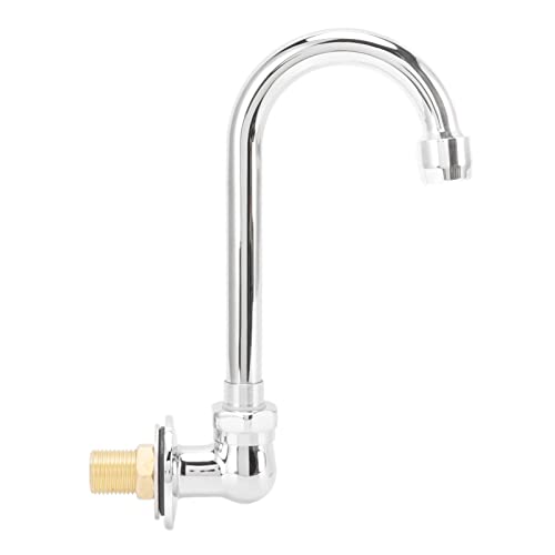 Edelstahl -Fußpedalarmatur -Wandhahnwand montiertes Hände Knieventil TAP G1/2 Faden Wassersparende Design für Krankenhausfabrik öffentliche Toilette von ANKROYU