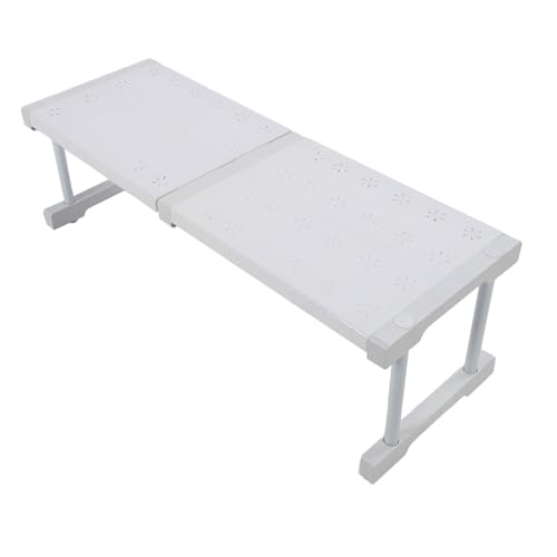 Erweiterbarer Schrank Organizer Regal Robus Platz sparende Speicherregal Einstellbarer DIY -Teiler für Kleiderschrankschrank Bad aus Kohlenstoffstahl ABS PP Material 24 cm breit (Länge 27-38 cm / Erweiterbarer Schrank Organizer Regal Robus Platz sparende Speicherregal Einstellbarer DIY -Teiler für Kleiderschrankschrank Bad aus Kohlenstoffstahl ABS PP Material 24 cm breit (Länge 27-38 cm / von ANKROYU