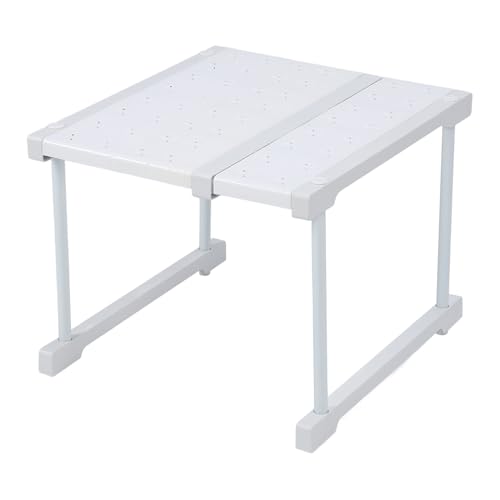 Erweiterbares Schrankregal Robus Einstellbarer Speicherregal Organizer für den Küchenschrank unter Spülengarderobe Schrank Kohlenstoffstahl ABS PP 16,5 Zoll Breite 12,6 Zoll Höhe (Länge 27-38 cm / Erweiterbares Schrankregal Robus Einstellbarer Speicherregal Organizer für den Küchenschrank unter Spülengarderobe Schrank Kohlenstoffstahl ABS PP 16,5 Zoll Breite 12,6 Zoll Höhe (Länge 27-38 cm / von ANKROYU