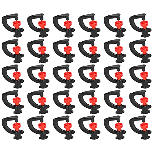 G rotierende Düse hochwertige ABS -Kunststoff -Sprühdüse für effiziente Bewässerung und Kühlung in Gärten -Gewächshäusern und Rasenflächen 30pcs Set von ANKROYU