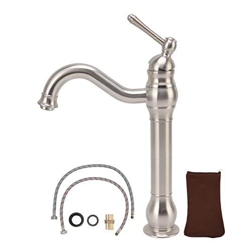 Gebürstete Kupferspüle Wasserhahn Retro Industrial Mixer Tap Eingriff ein Griff großer uf über The Counter Badezimmer Becken Wasserhahn mit haltbarer Finish einfache Gebürstete Kupferspüle Wasserhahn Retro Industrial Mixer Tap Eingriff ein Griff großer uf über The Counter Badezimmer Becken Wasserhahn mit haltbarer Finish einfache von ANKROYU