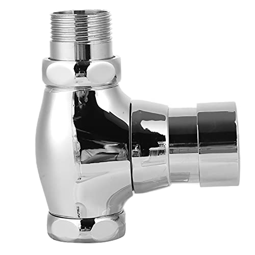Messing Urinal Flush Ventil Hand Presseverzögerung Selbstschließende Spülventil langlebig resistent für Home Hotel Public Toilet Silber 10.2x11.7 cm 570g Messing Urinal Flush Ventil Hand Presseverzögerung Selbstschließende Spülventil langlebig resistent für Home Hotel Public Toilet Silber 10.2x11.7 cm 570g von ANKROYU