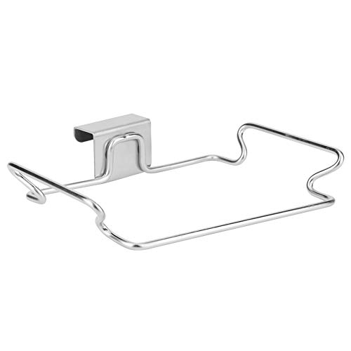 ANKROYU Edelstahl Mülleimerregal, Hängender Müllbeutelhalter für Küche, Müllaufbewahrungsbeutelhalter, Robuster Edelstahl Müllsackhalter, Müllsackständer für Schranktüren Platzsparend ANKROYU Edelstahl Mülleimerregal, Hängender Müllbeutelhalter für Küche, Müllaufbewahrungsbeutelhalter, Robuster Edelstahl Müllsackhalter, Müllsackständer für Schranktüren Platzsparend von ANKROYU