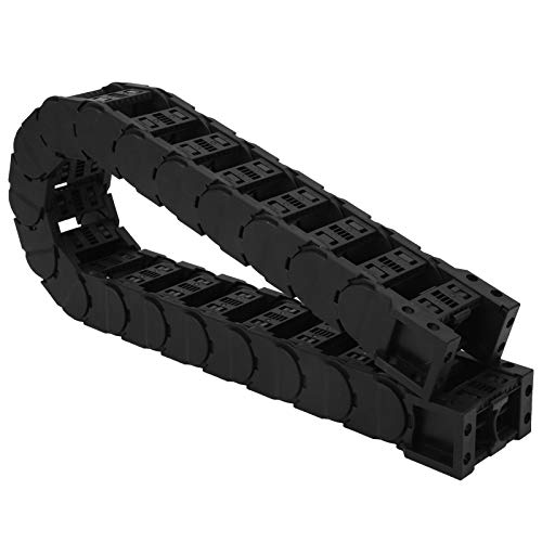 Nylonkabel Dragkette Brücke Typ Niedriggeräuscher Serie Abnehmbarer Kabelträger für CNC -Werkzeugmaschine Armleber Langzeites Nylon 66 -Material 0,7meter Länge (D20*60) von ANKROYU