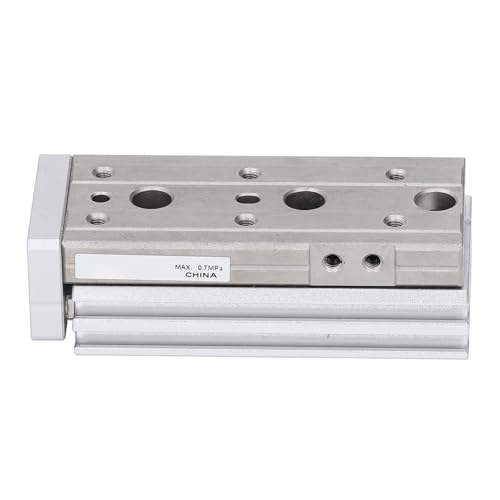 Pneumatische Schleifeführung Zylinder hohe Genauigkeit Linear Doppelführung Schieber Zylinder M5 Aluminiumlegierung Edelstahl für Lufttanks Trockner Druckluftsysteme von ANKROYU