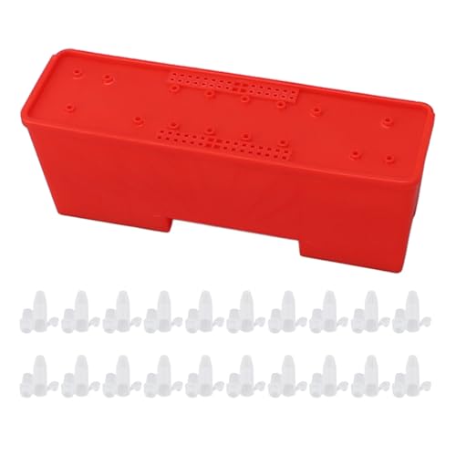 Queen Bee Cage Bienenzucht Königin Isolator Schutz für stabile ABS -Materialkäfig für sichere Transport und Management von Queen Bee 21 PCs Set Queen Bee Cage Bienenzucht Königin Isolator Schutz für stabile ABS -Materialkäfig für sichere Transport und Management von Queen Bee 21 PCs Set von ANKROYU