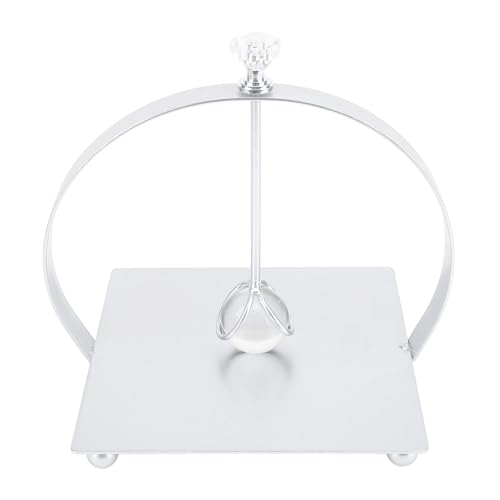 Robuster Eisen Serviettenhalter mit einzigartigem Center Bar Design Premium Tabletop Serviettenspender für Home Kitchen Restaurant Hotel Café Bar Platz sparende ative Lösung für (Gold) (Silber) von ANKROYU