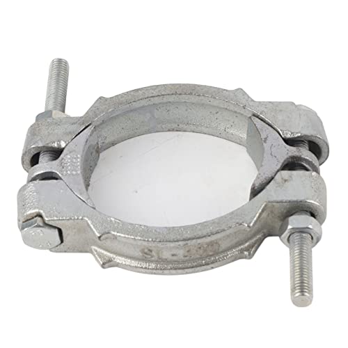 Schlauchklemme Zinkpolierte Kohlenstoffstahlverstellbare Rohrklemme für Ruberringe Stahlrohre (88-96 mm) von ANKROYU