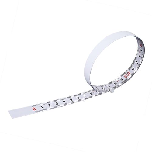 Selbstkleber Messband, Kohlenstoffstahl 5 m links nach rechts Lineal, 13 mm breites Workbench -Klebeband für Maschinen, Sägentische zylindrische Objekte von ANKROYU