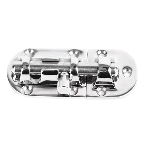 Türfass Schraube Verriegelung Set 316 Edelstahl -Schieberschloss für Fenster kleine Schranktüren 90x38 mm Türfass Schraube Verriegelung Set 316 Edelstahl -Schieberschloss für Fenster kleine Schranktüren 90x38 mm von ANKROYU