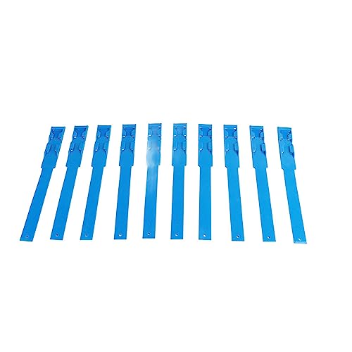 Vieh -Plastik -Rinder -Identifikationsring Kuh Markierungsband Tool Langlebige schmerzlose Design für Bauernhöfe 10pcs Set 8.4 x 4 cm Vieh -Plastik -Rinder -Identifikationsring Kuh Markierungsband Tool Langlebige schmerzlose Design für Bauernhöfe 10pcs Set 8.4 x 4 cm von ANKROYU