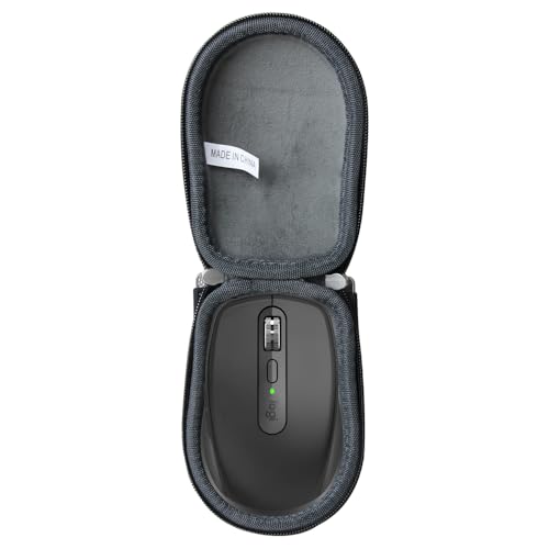 Anleo Hartschalen-Reiseetui für Logitech MX Anywhere 3S Anywhere 3 / Logitech MX Anywhere 2S Anywhere 2 Compact Performance Mouse (schwarz) von ANLEO