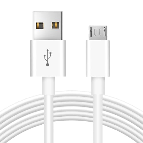 3 m langes Micro-USB-Kabel, Lade- und Datensynchronisation, USB-A auf Micro-USB-Strom-Verlängerungskabel für Überwachungskamera, Echo Dot, PS4-Controller, Fire Kindle, Kamera, Tablet, Telefon und mehr von ANLINK