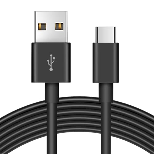 ANLINK 5 m langes Stromverlängerungskabel für alle USB-C-fähigen Überwachungskameras oder Geräte, USB-A-auf-USB-C-Verlängerungs-Lade- und Datensynchronisierungskabel(Schwarz) von ANLINK