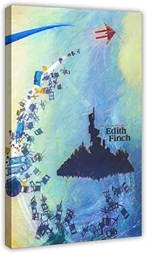 ANMAC Leinwandbild, 40 x 60 cm, Rahmenlos, Videospiel-Poster, What Remains of Edith Finch 2019, Leinwand-Poster, Wandkunst, Dekoration, Druckbild, Schlafzimmerdekoration von ANMAC