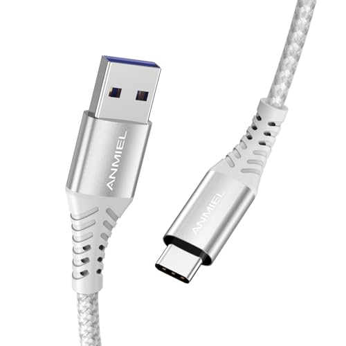 ANMIEL USB Typ-A zu USB Typ-C Kabel 2M USB A-C Ladekabel Kompatibel mit Playstation 5, Xbox Serie X|S, Nintendo Switch, S10/S10e/S9/S8, Note 10 9 8, Plus/S8+ Marke von ANMIEL