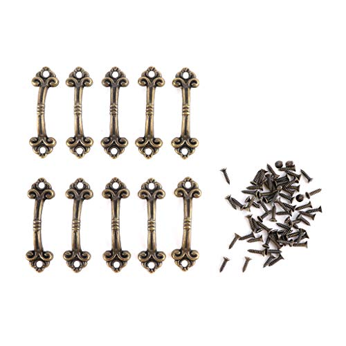 10 PCs Zinklegungsschrankknaufschublade Zieh Vintage Möbeldekoration Für Schrank Garderobe Nicht Leicht Zu Rostendem Fade Digital Multimeter Leads Kit von ANMITI